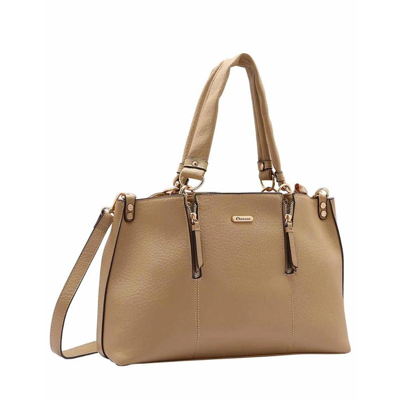 Ballechin SFTC 3本セット Bolsa Feminina Chenson Original Detalhe Zíper 3484903 - Bolsas